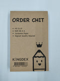 ORDER CHIT | NCR 80 x 2 Plies | Kingdex KD2119