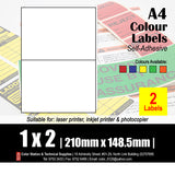 CS A4 Multi-Purpose Colour Labels (10's)