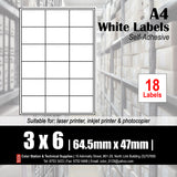 CS A4 Multi-purpose White Labels (100's)