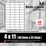CS A4 Multi-purpose White Labels (25's)