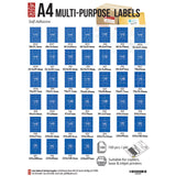 CS A4 Multi-purpose White Labels (100's)