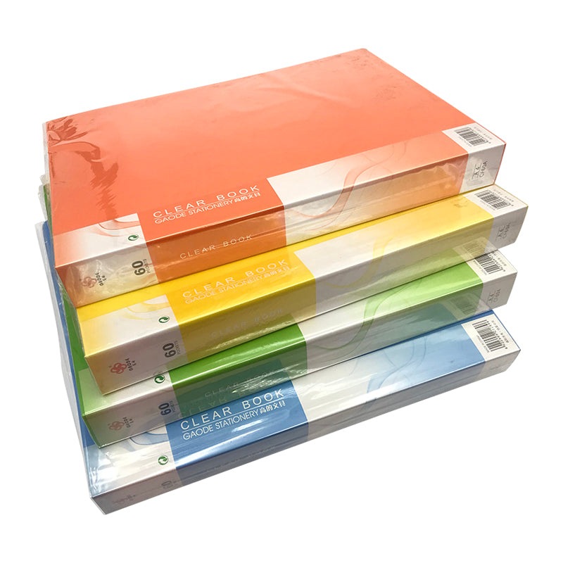 A4 Clear Pocket Holder (60 Pockets) Best Value For You Color