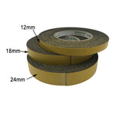 Black Foam Tape (12mm - 24mm x 10 yards)