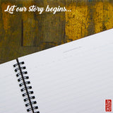 B5 Ring Note Book (68 Pages) - Our Story Begins