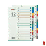 A4 PVC 12 Index Divider