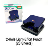 Max Scoova 2-Hole Punch DP-35T (28 Sheets)