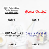 Custom-Made Self-Inking Printer S308 (10 x 45mm)