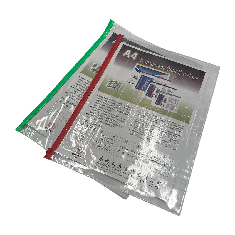 Clear Zip Folder (A5 - A3 Sizes) - Cheapest Price Guaranteed