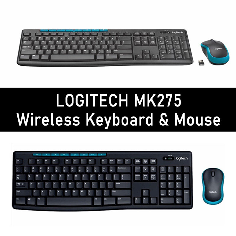LOGITECH MK275 Wireless Keyboard & Mouse Combo (Export Set