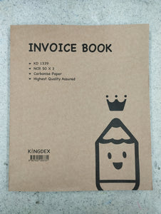 Kingdex INVOICE BOOK KD1339 | NCR 50 x 3 PLY