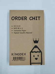 ORDER CHIT | NCR 80 x 2 Plies | Kingdex KD2119