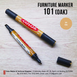 Color Twin-Head Furniture Marker (Brown Series)
