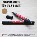 Color Twin-Head Furniture Marker (Brown Series)