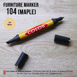 Color Twin-Head Furniture Marker (Brown Series)