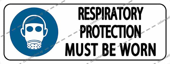 RESPIRATORY PROTECTION MUST BE WORN