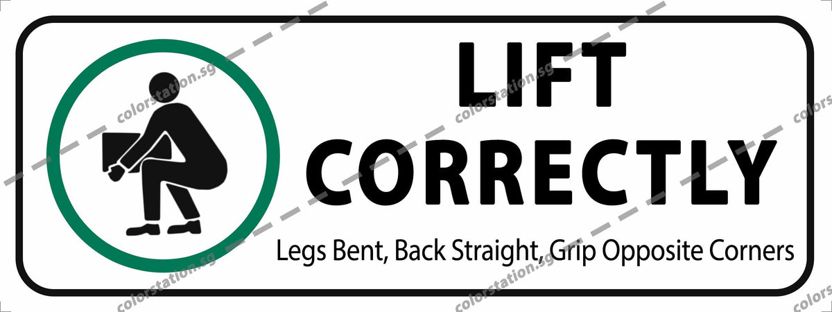 LIFT CORRECTLY - On Sale Now – Color Station Website