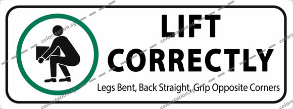 LIFT CORRECTLY