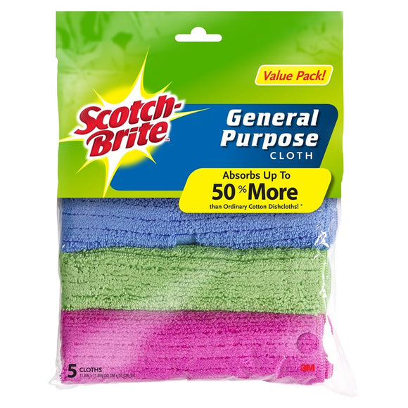 3M Scotch-Brite™ General Purpose Cloth (5 pcs per pack)