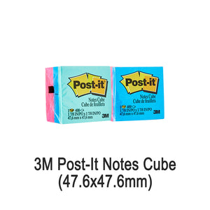 3M Post-it Ultra Colour Note Cubes
(2in x 2in)