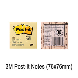 3M Post-it Notes
(3in x 3in)