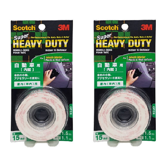 3M Scotch Super Heavy Duty Tape 15mm x 1.5m (KCP-15)