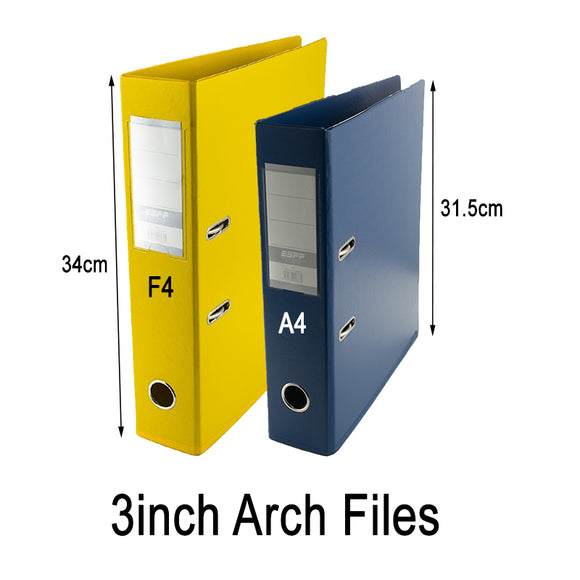 A4 / F4 3-inch Lever Arch Files
