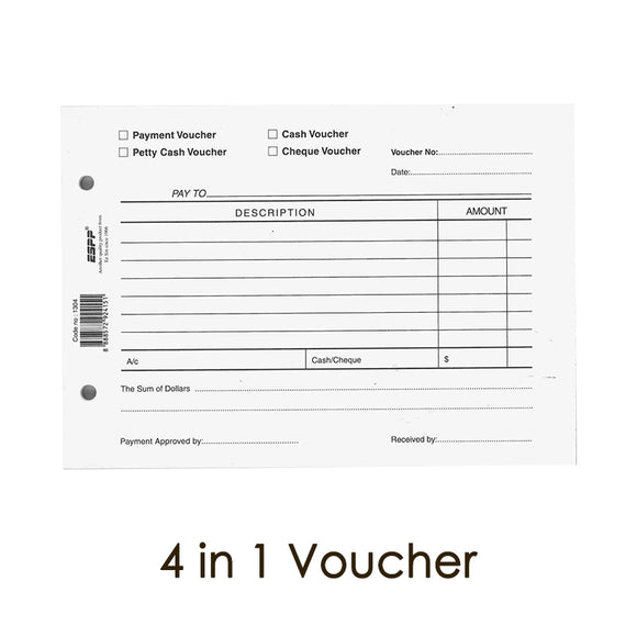 Payment Voucher (4-In-1)