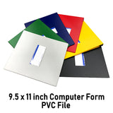 9.5 x 11 inch PVC Computer Form File