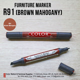 Color Twin-Head Furniture Marker (Brown Series)