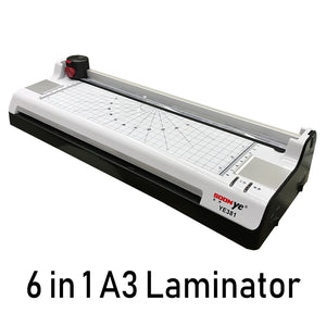 6-in-1 A3/A4 Laminator with Paper Cutters