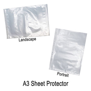 A3 11-Holes Clear Sheet Protector (Landscape/ Portrait)