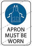 APRON MUST BE WORN