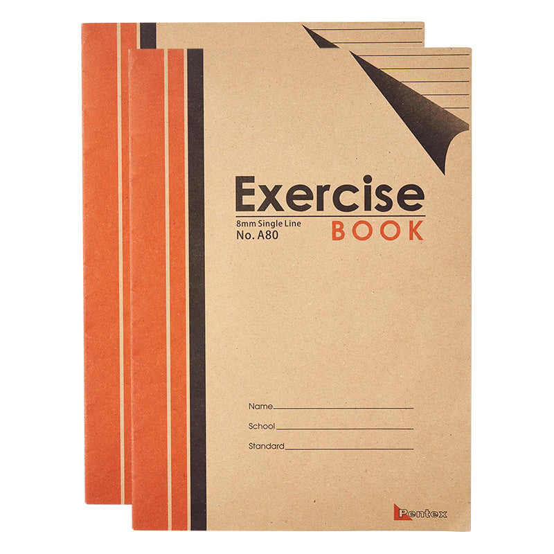 Soft Cover Exercise Book A4 (Single Line) 80 Pages – Color Station Website