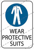 WEAR PROTECTIVE SUITS