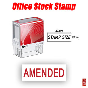 AMENDED Stamp