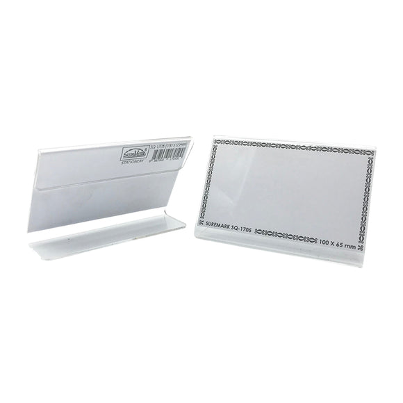 Acrylic Card Stand 100 x 65mm (SQ-1705)