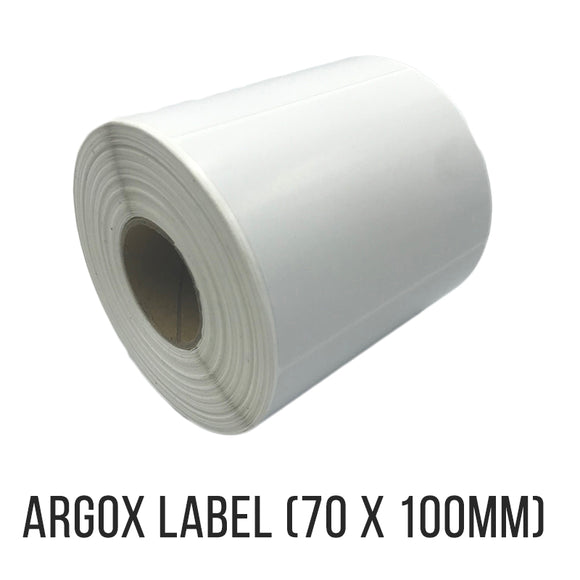 Argox Label (70mm x 100mm; 1UP) - Waterproof
