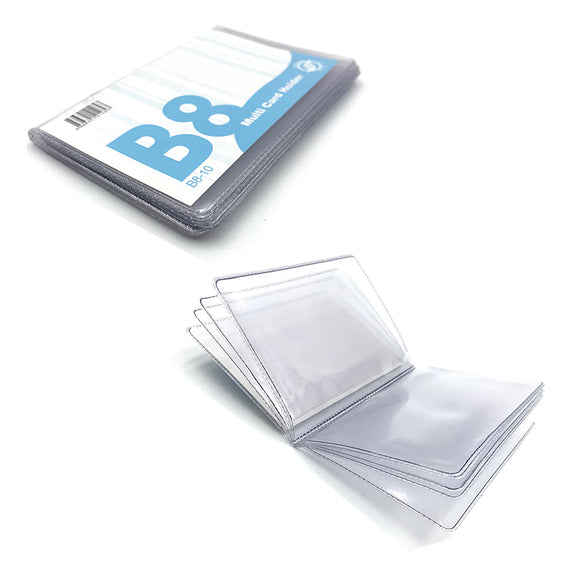 Clear Card Holder Pockets