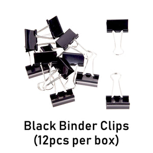 Black Binder Clips