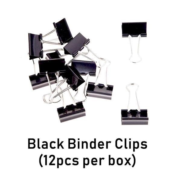 Black Binder Clips