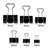 Black Binder Clips