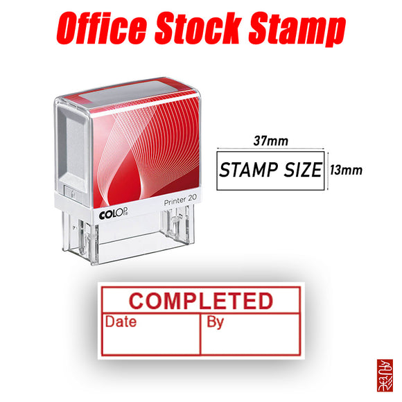 COMPLETED Stamp with 