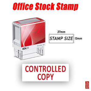 CONTROLLED COPY Stamp