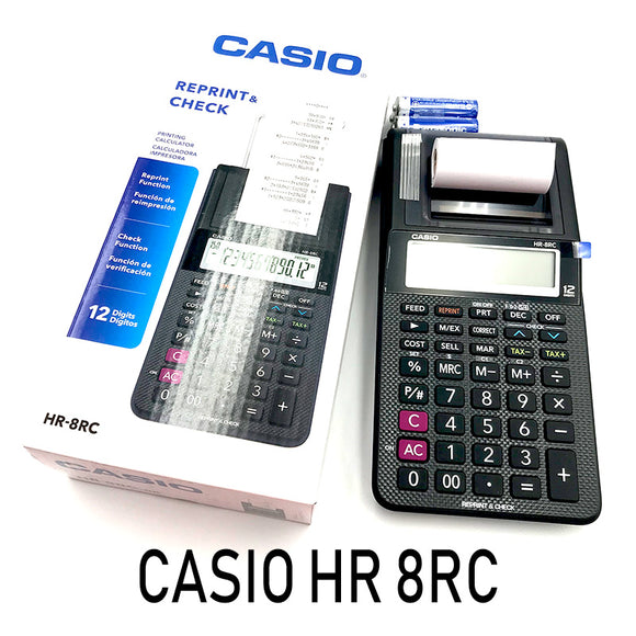 Casio HR 8RC Calculator