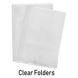 Clear A4 L C U-Shaped Folder