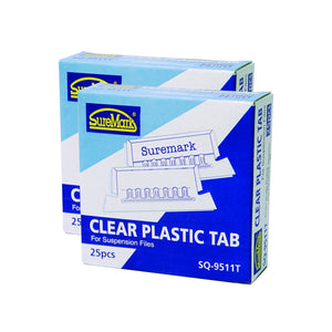 SureMark Suspension Clear Plastic Tab (SQ-9511T)