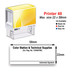 Signature Stamp Chop Printer 40 COLOP