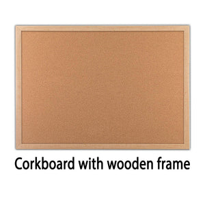 Corkboard with Wooden Frame 60 x 90cm