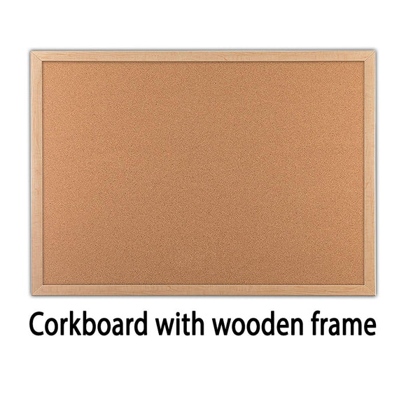 Corkboard with Wooden Frame 60 x 90cm