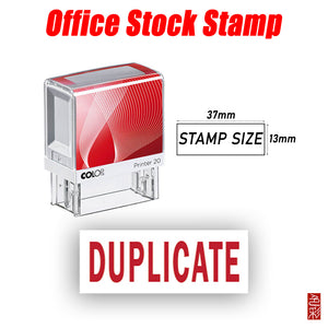 DUPLICATE Stamp